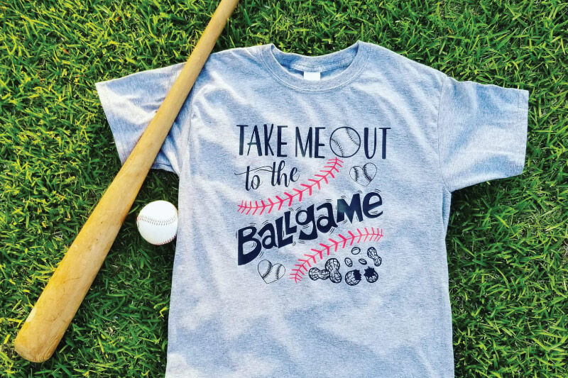 Take me Out to the Ballgame, Baseball, svg eps png By TanveerType