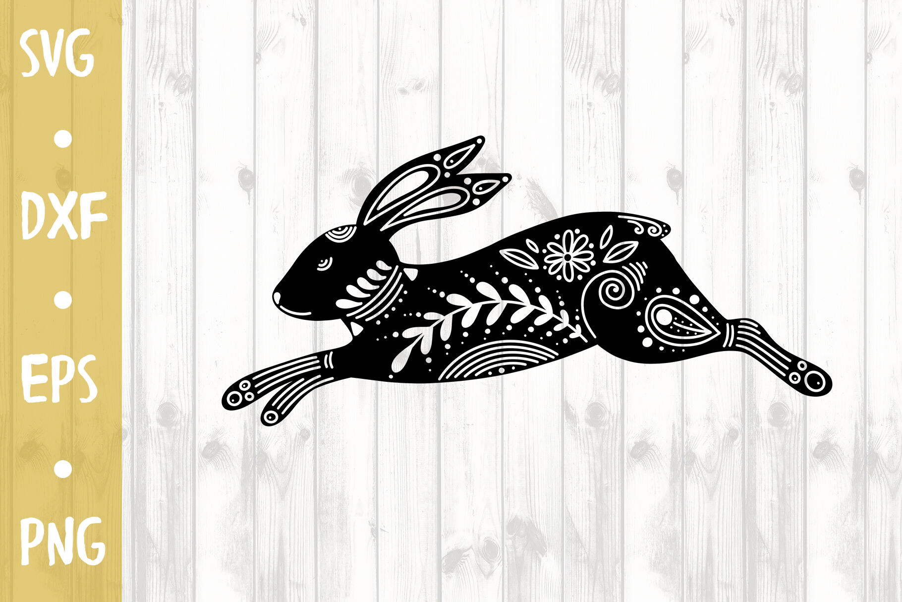 Ornament rabbits - SVG CUT FILE By Milkimil | TheHungryJPEG