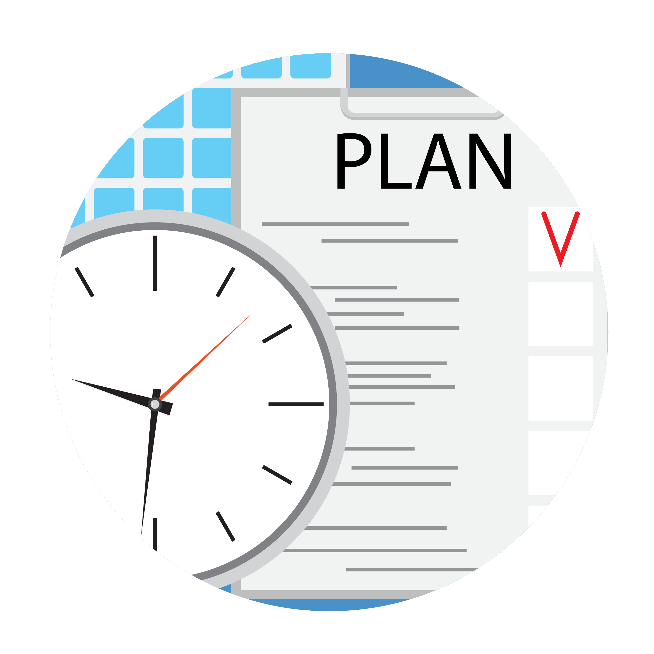 business plan icon image
