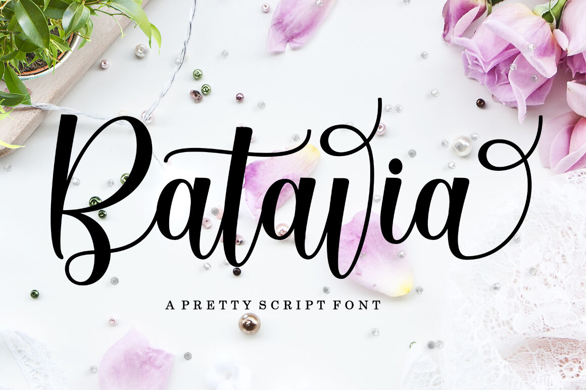 Batavia Script By Letterfresh Studio Thehungryjpeg Com