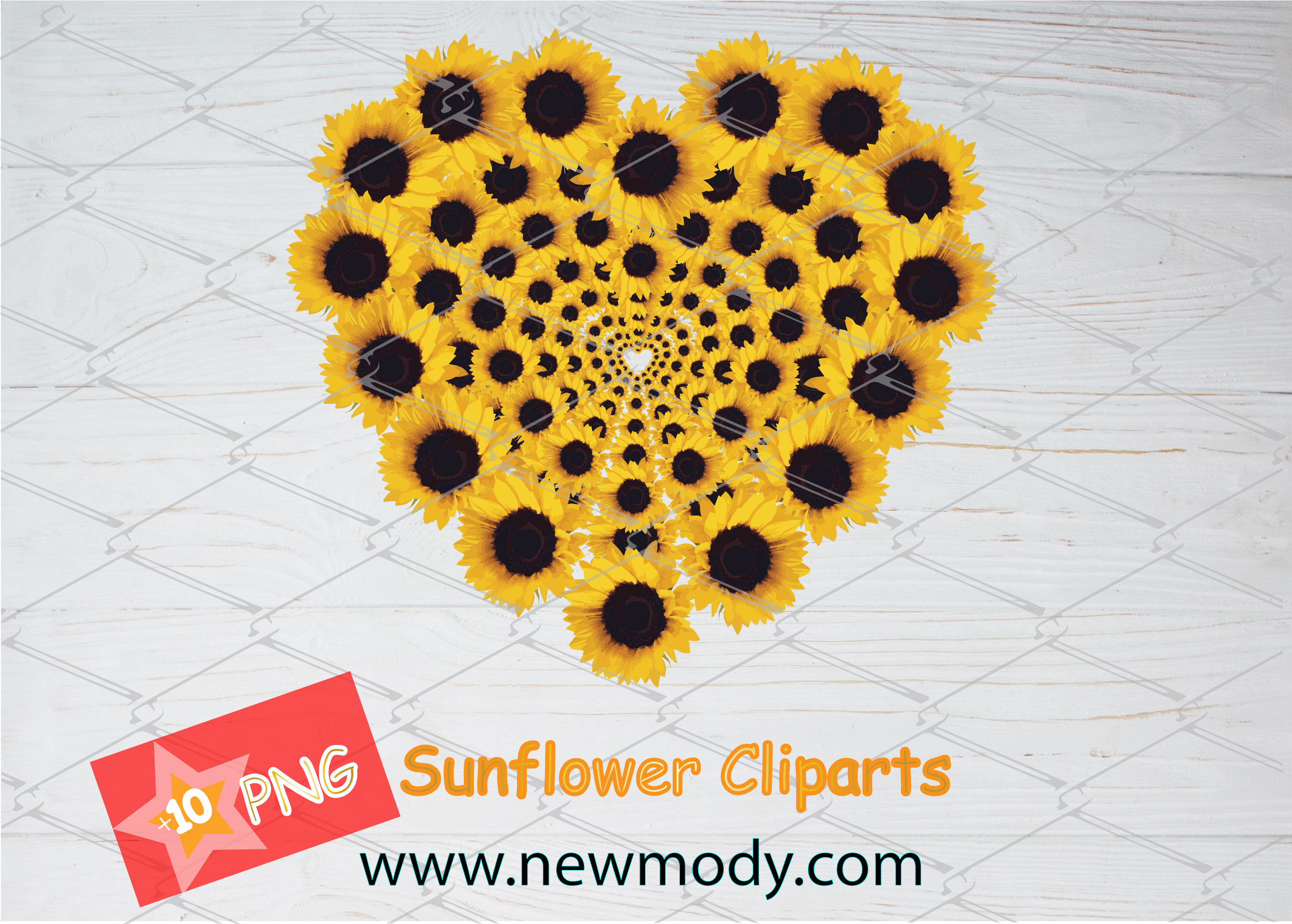 Free Free 180 Clipart Sunflower Heart SVG PNG EPS DXF File