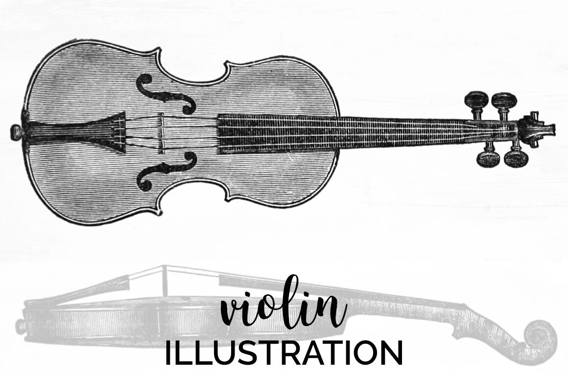 Violin Clipart Music By Enliven Designs Thehungryjpeg Com