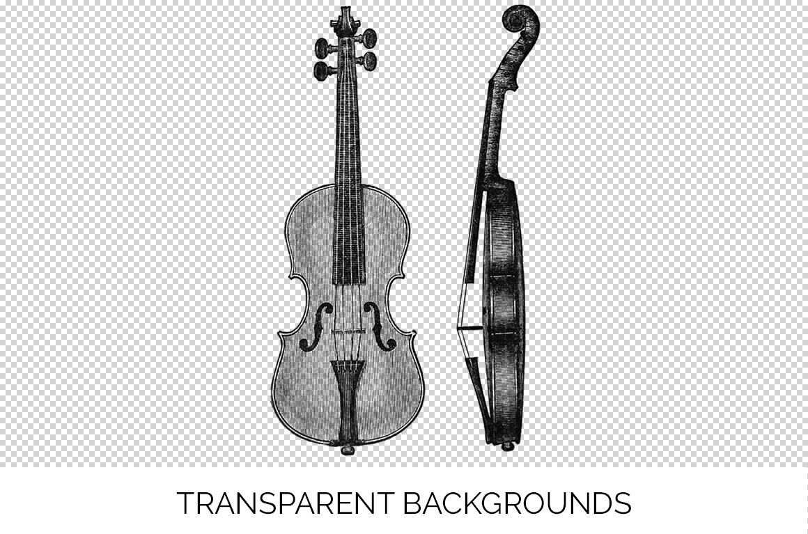 Violin Clipart Music By Enliven Designs Thehungryjpeg Com