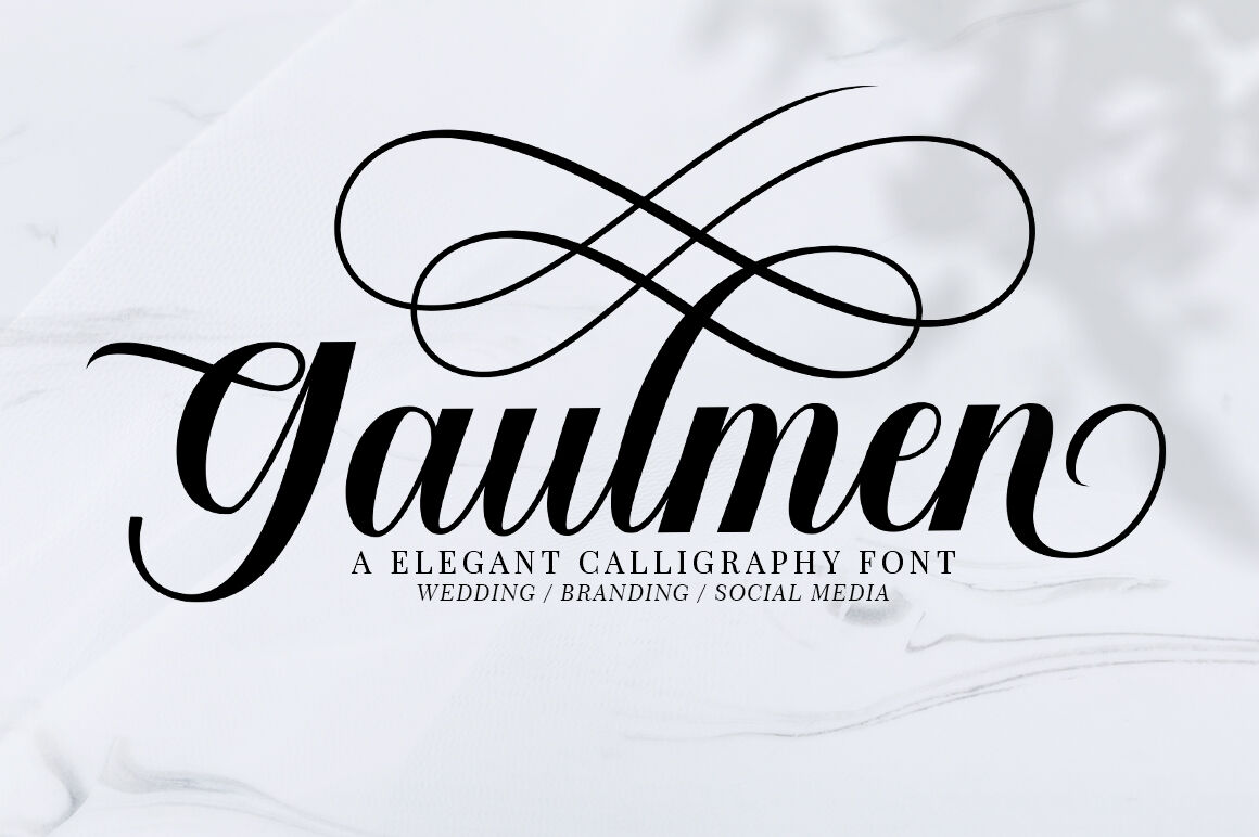 Gaulmen Script By Supotype Thehungryjpeg Com