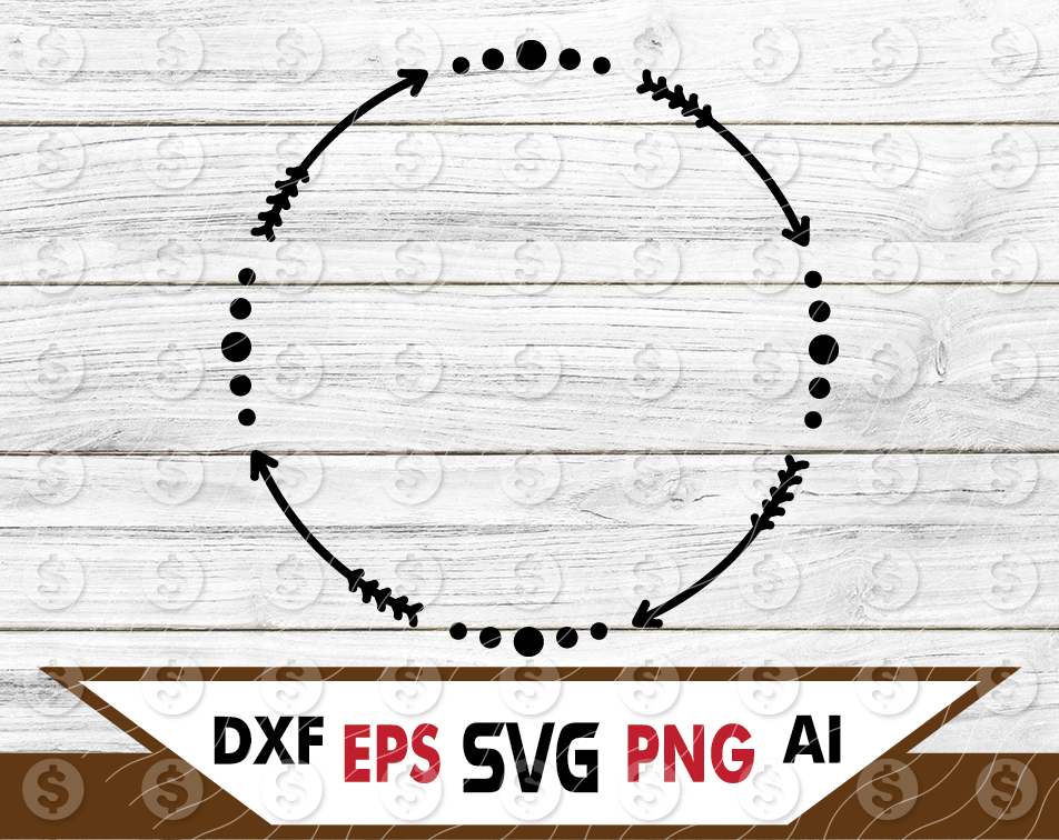 Download Arrow circle monogram frame SVG Files for Cricut ...