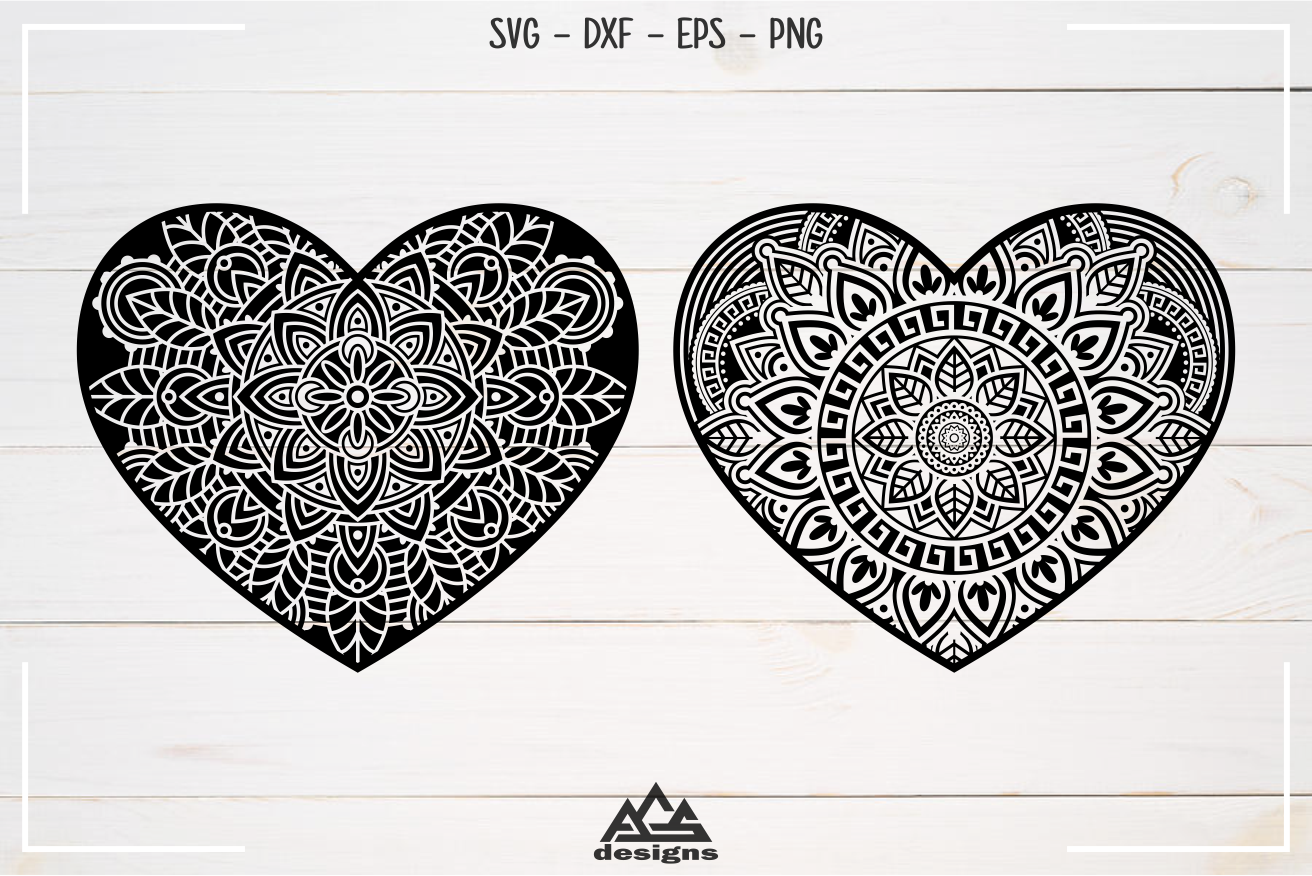 Free Free Heart Mandala Svg Free 288 SVG PNG EPS DXF File