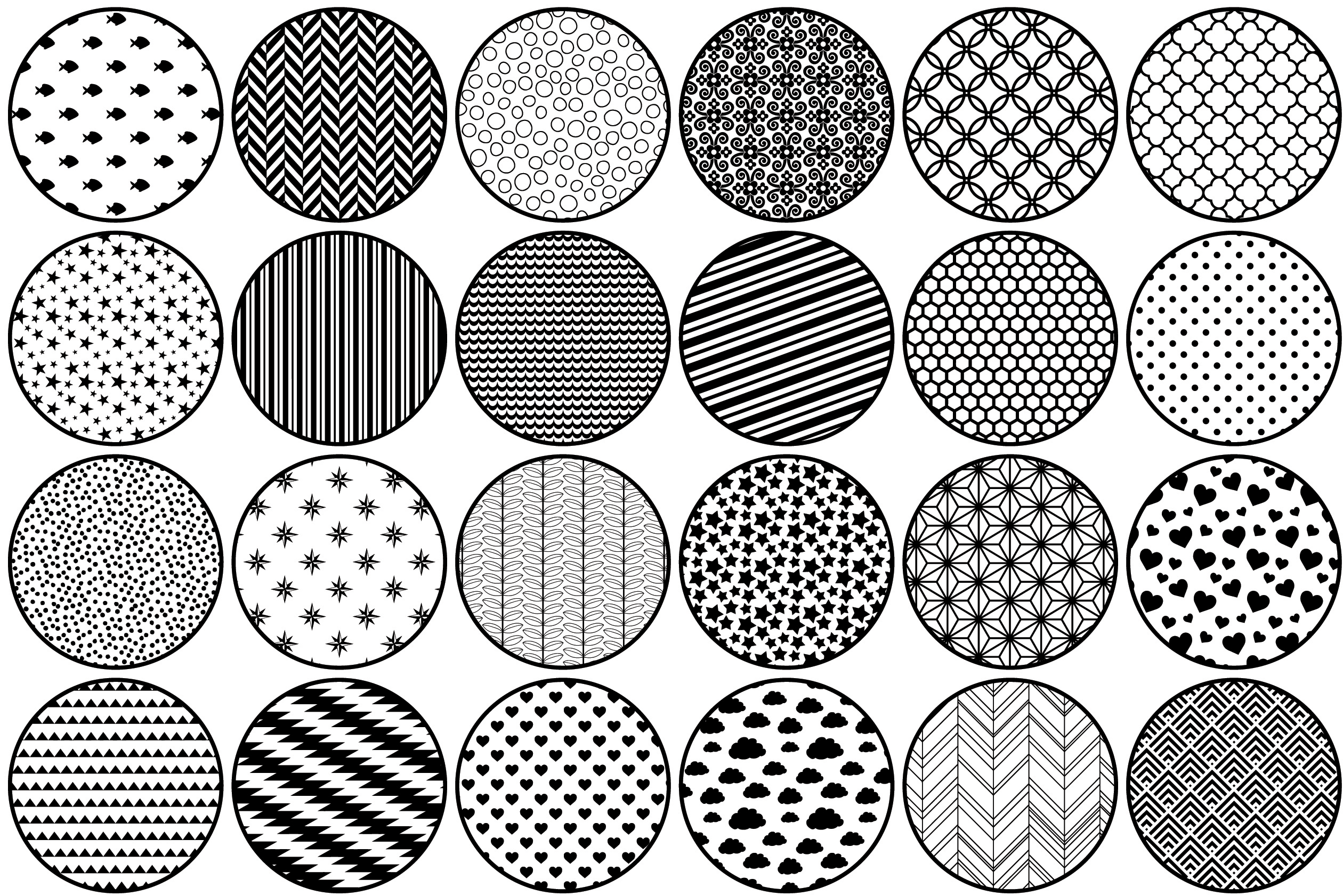Download 75 Circle Patterns Svg Bundle Background Pattern Svg Cut Files By Doodle Cloud Studio Thehungryjpeg Com