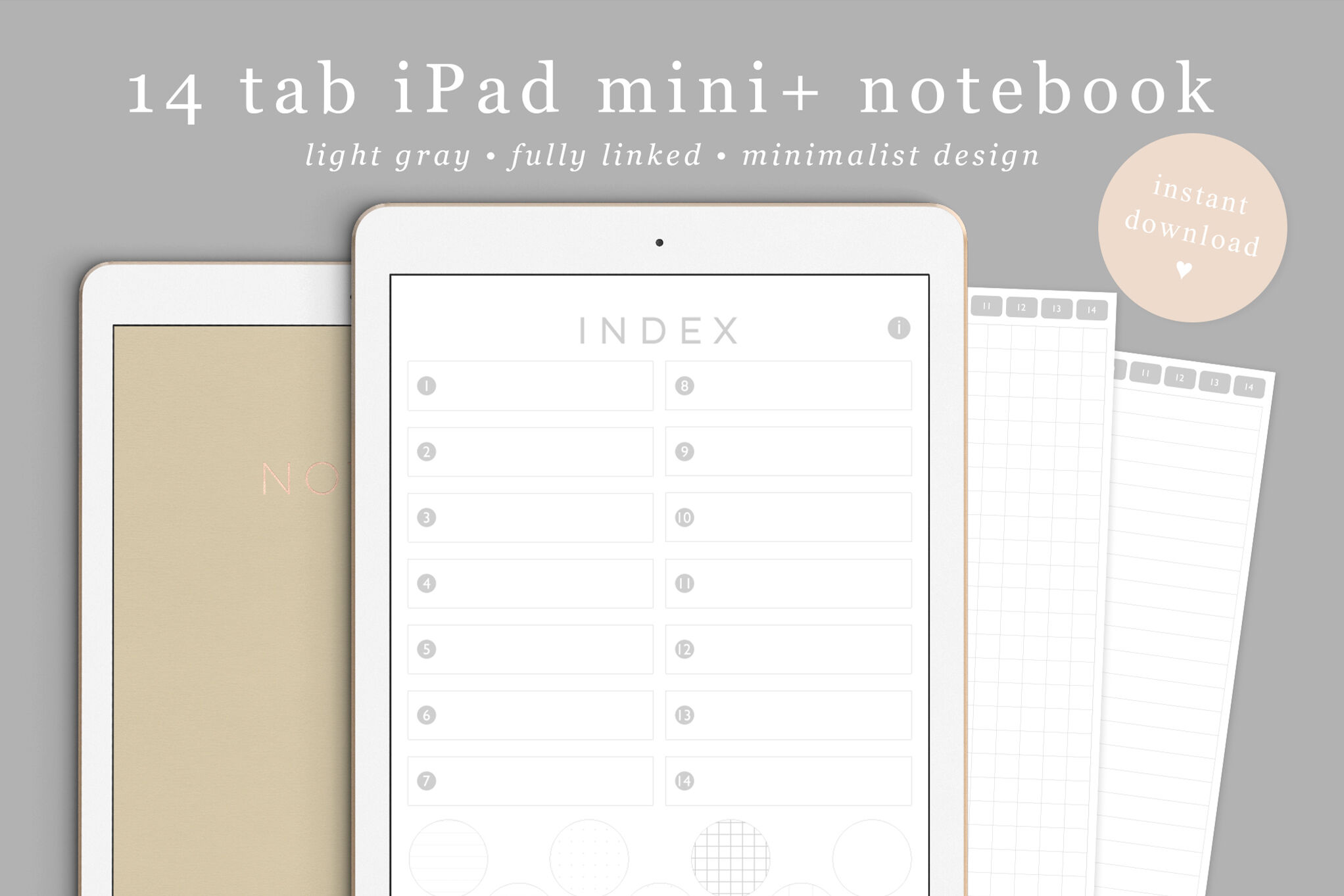 Goodnotes Notebook Ipad Mini Optimized By By Lef Thehungryjpeg Com