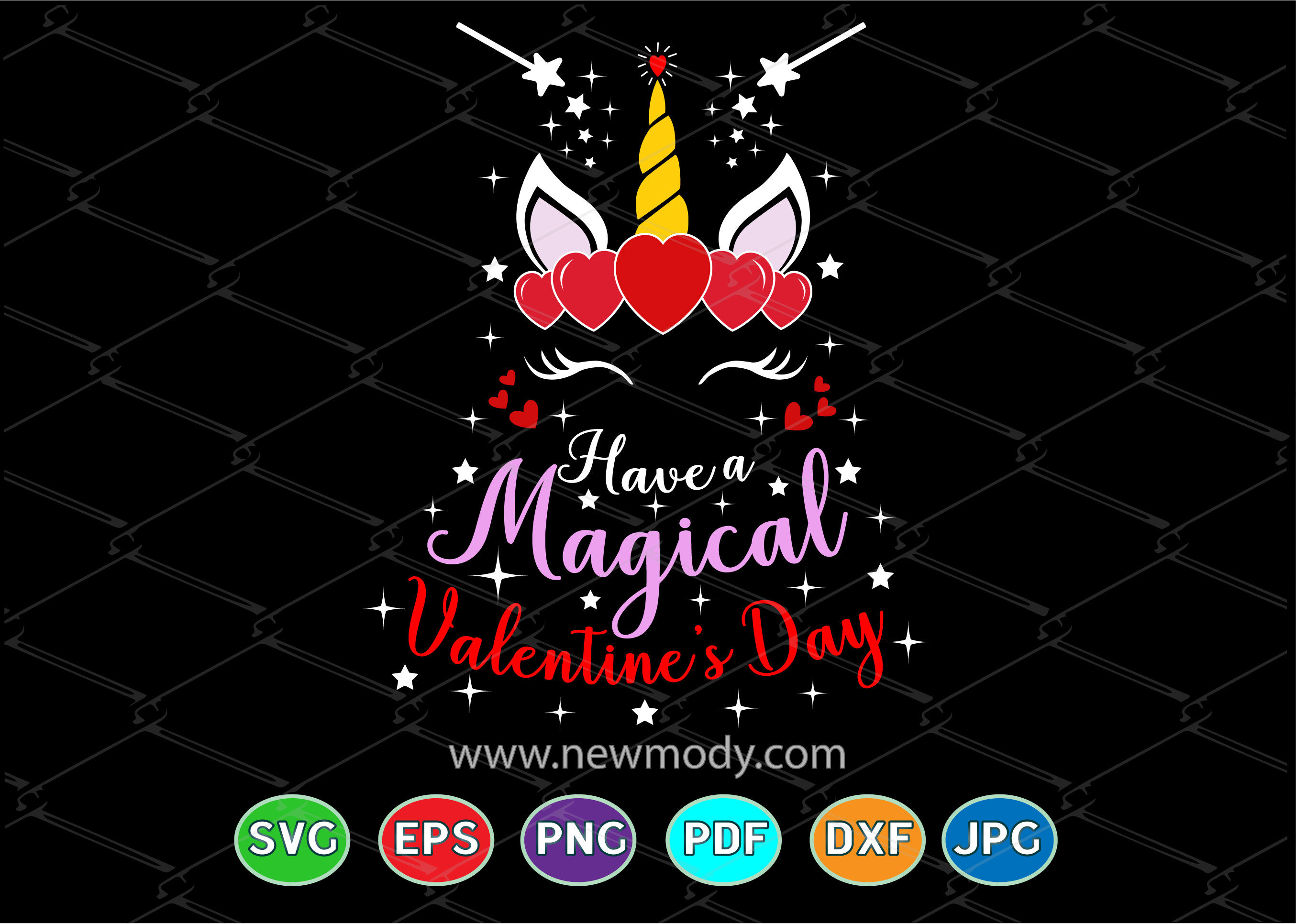 Have a Magical Valentine's Day SVG - Unicorn Valentine Svg By AmittaArt