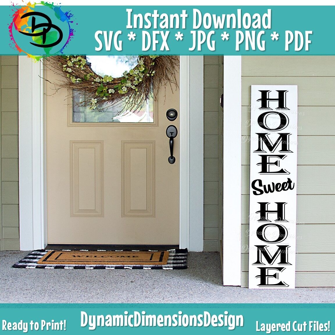 Download Porch Sign svg, Welcome to Our Home SVG, Porch Saying ...