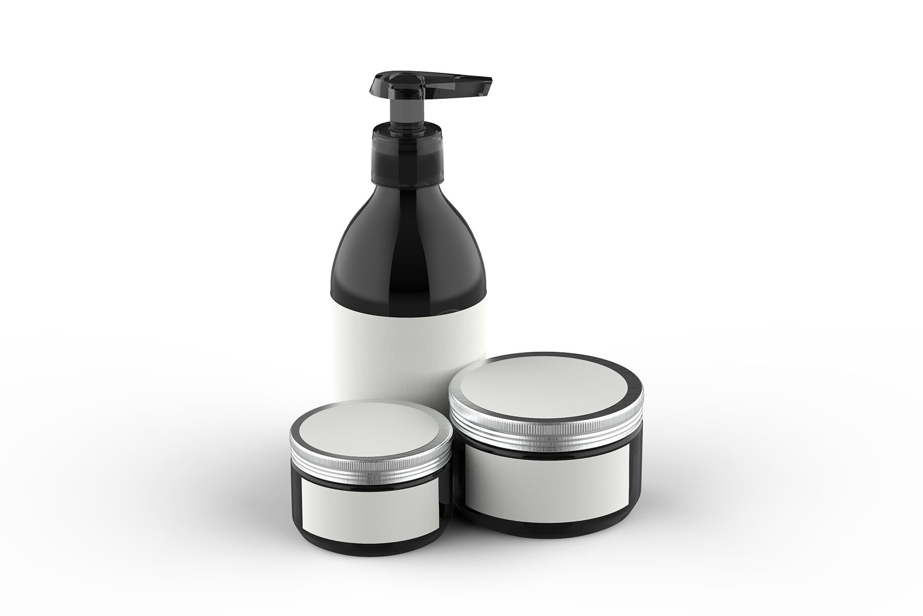 Download Dark Green Glass Cosmetic Jar Mockup Free Mockups Psd Template Design Assets Yellowimages Mockups