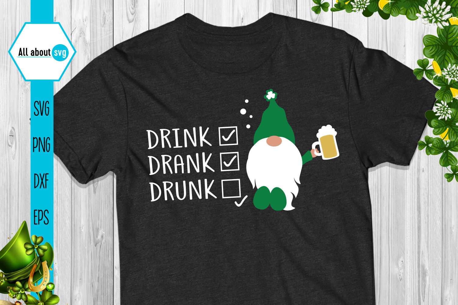 Download St Patrick S Gnome Svg Drunk Gnome Svg By All About Svg Thehungryjpeg Com