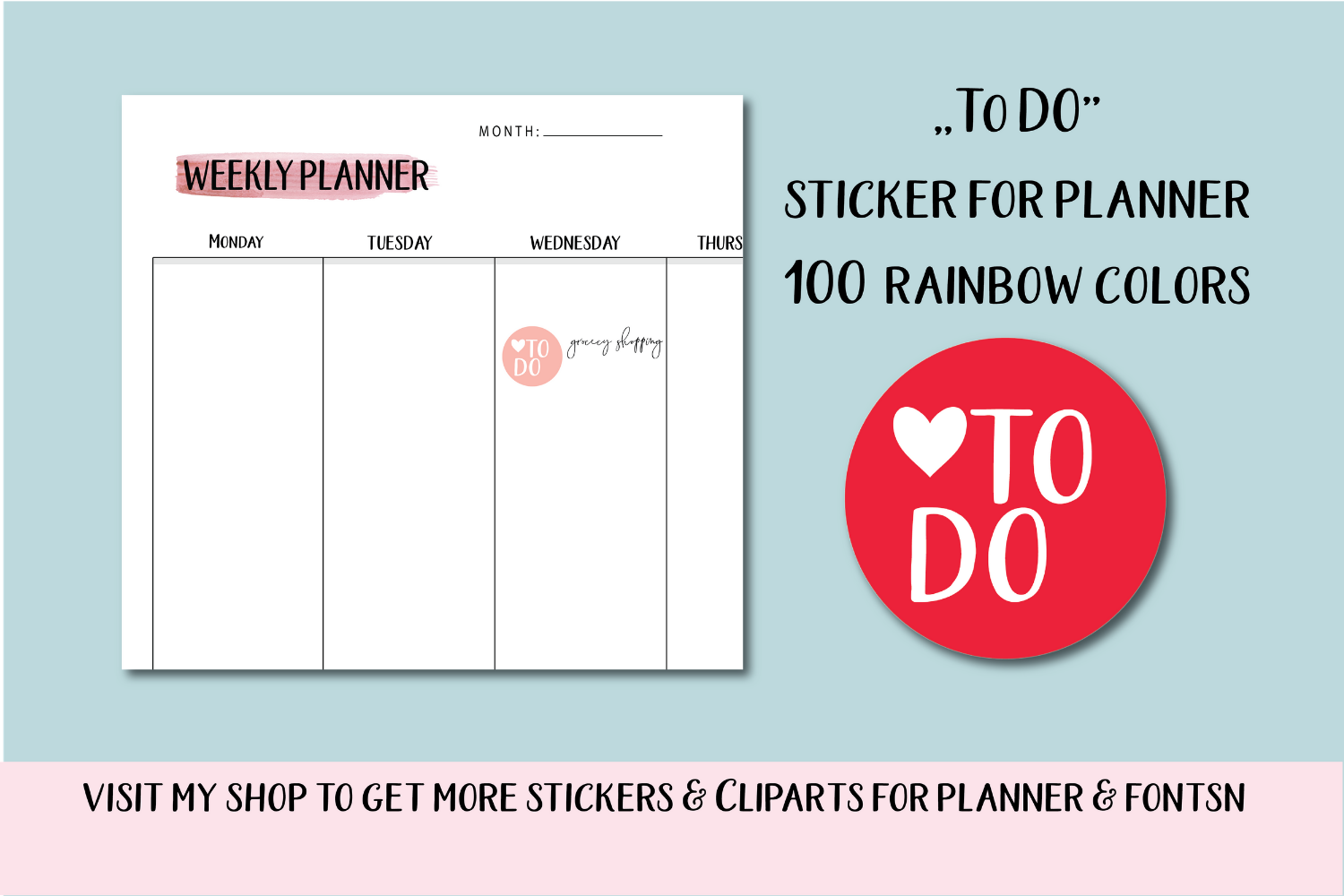 To Do Sticker Clipart To Do Digital Clipart To Do Printable Script By Old Continent Design Thehungryjpeg Com