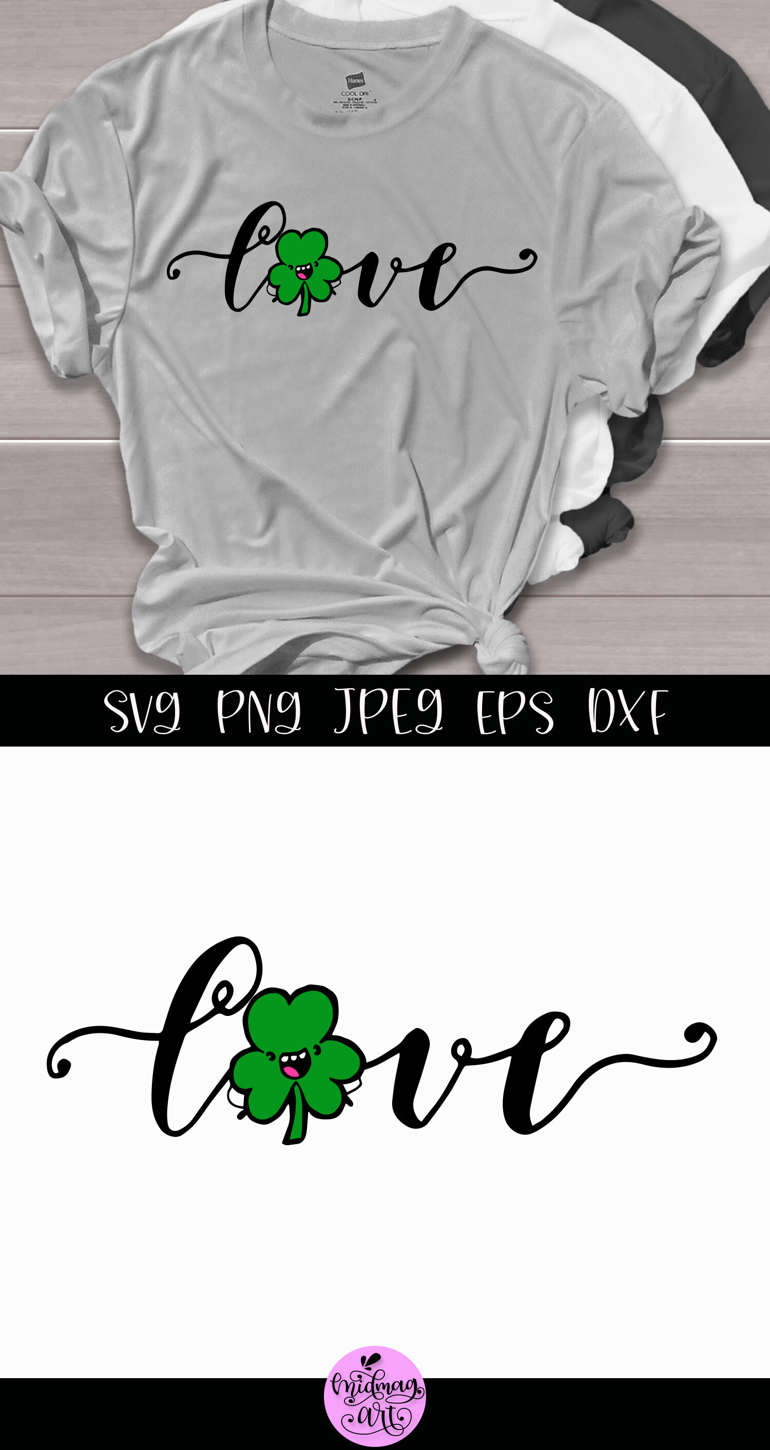 Download Love shamrock svg, st patricks day svg By Midmagart ...