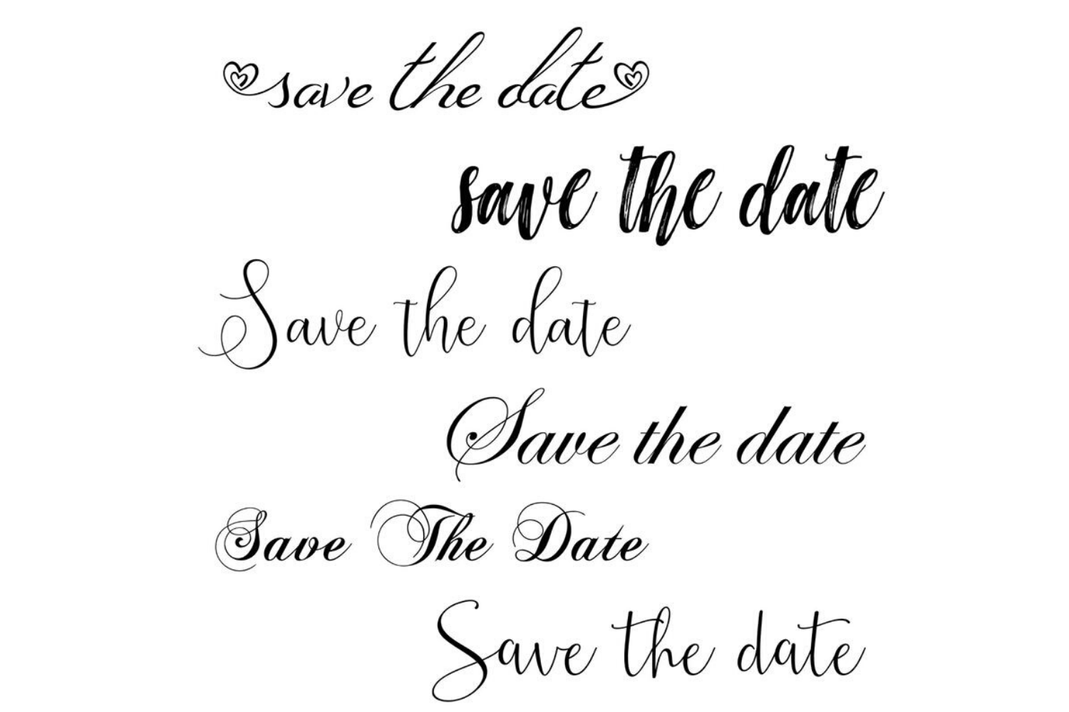 wedding save the date clip art