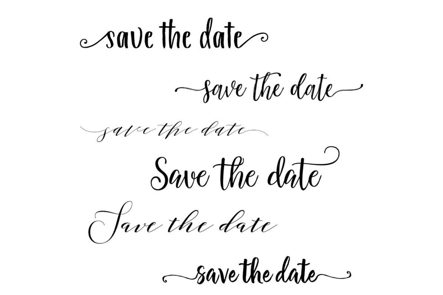 save the date clipart