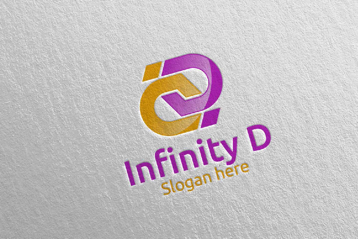 Infinity Letter D Digital Marketing Financial Logo 72 By Denayunethj Thehungryjpeg Com