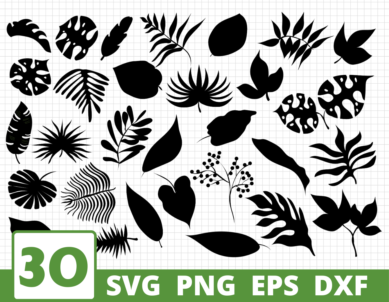 Download Leaves Colored Silhouette Svg Bundle Leaves Cricut Leaf Clipart By Svgocean Thehungryjpeg Com