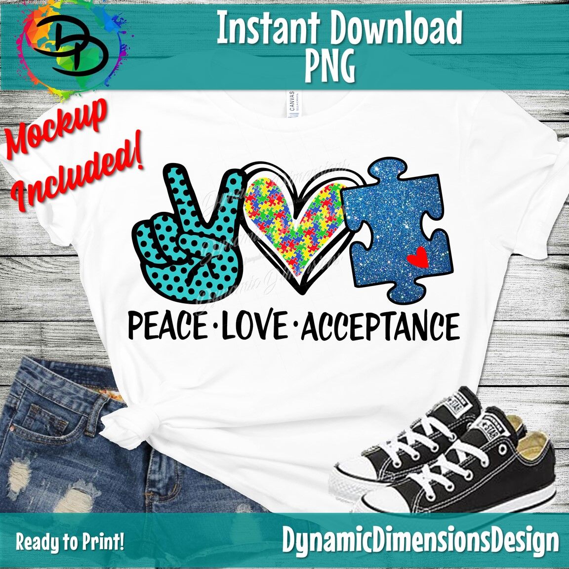 Download Peace Love Autism Svg - Layered SVG Cut File - All Free ...