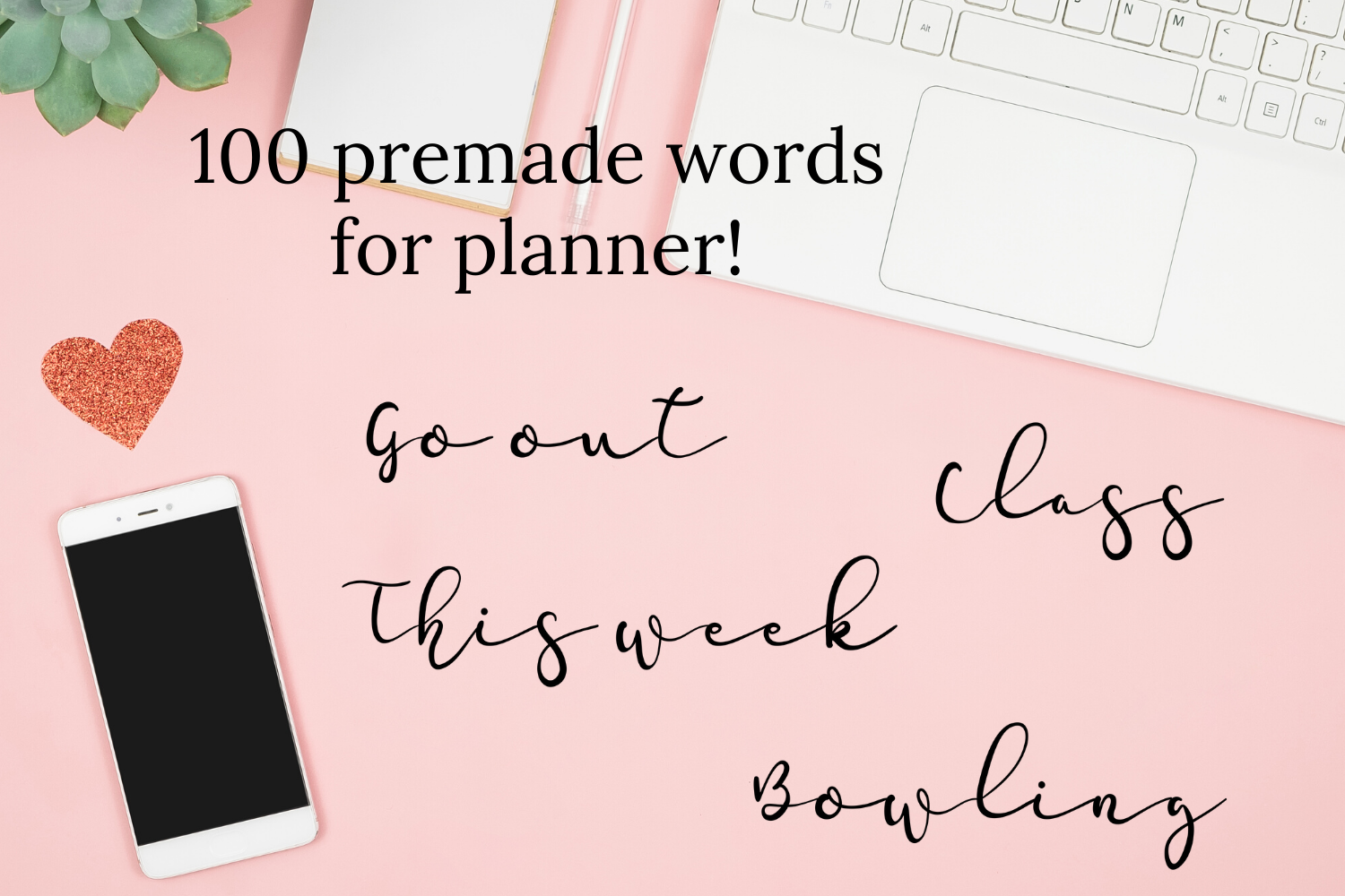 Words For Planner 100 Calligraphic Scripts Bundle Font Clipart Font By Old Continent Design Thehungryjpeg Com