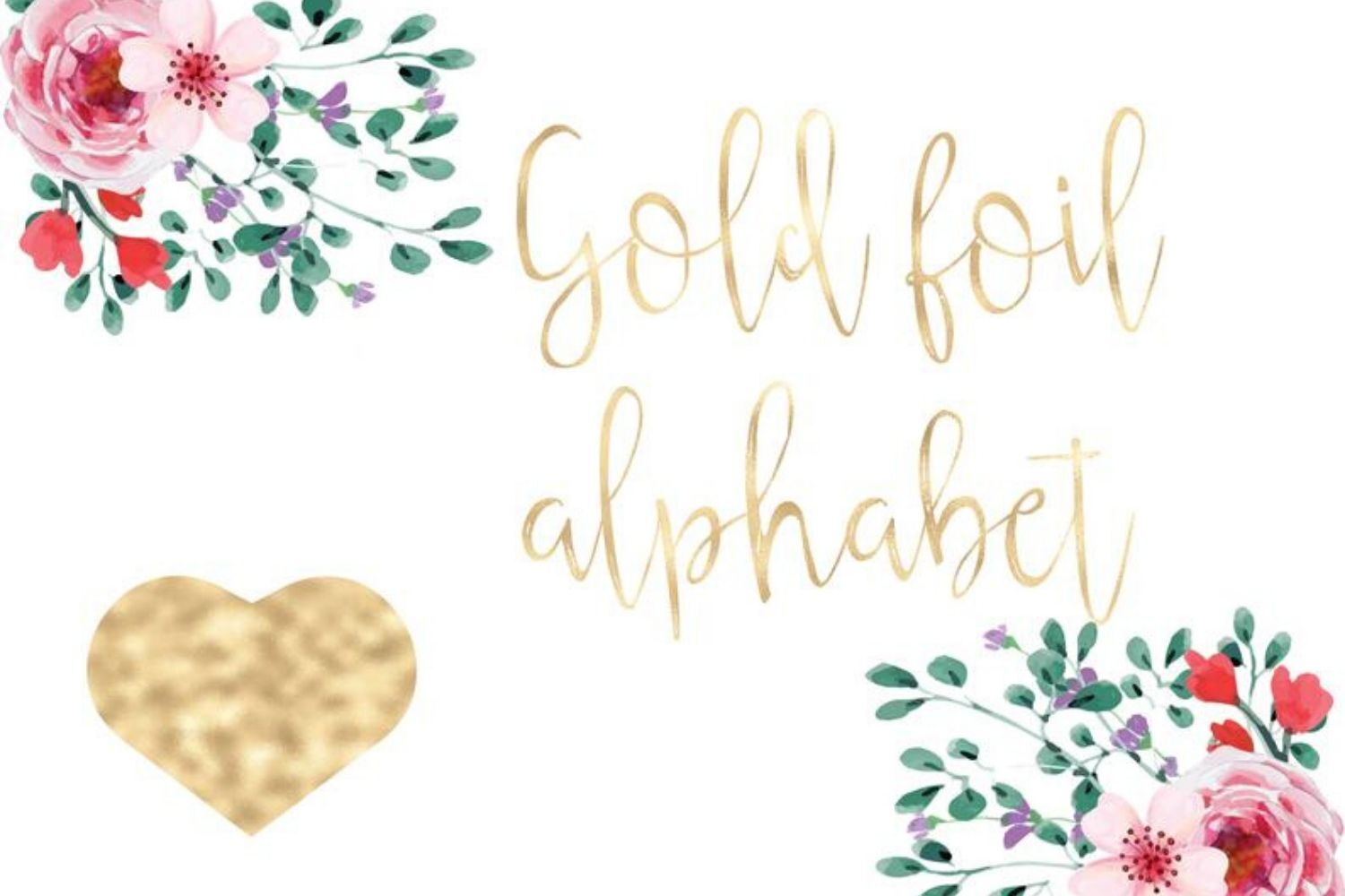 GOLD elegant alphabet, Gold font, Gold foil alphabet By Old Continent ...