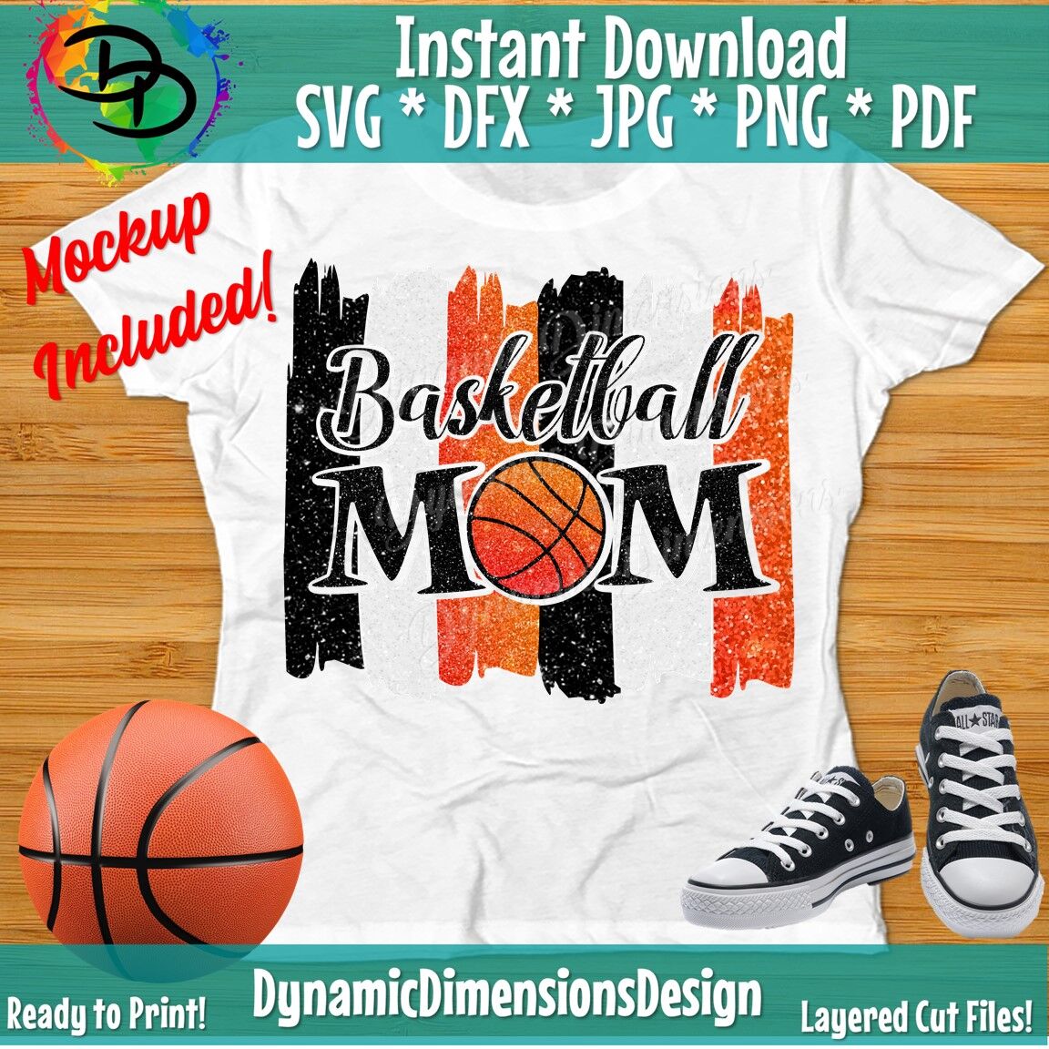 Basketball Mom SVG