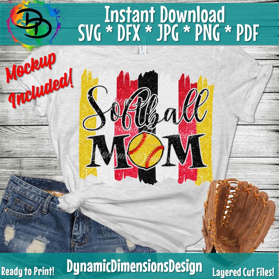 Download Softaball Mom svg, Softball Cut File, svg, Softball Mom ...