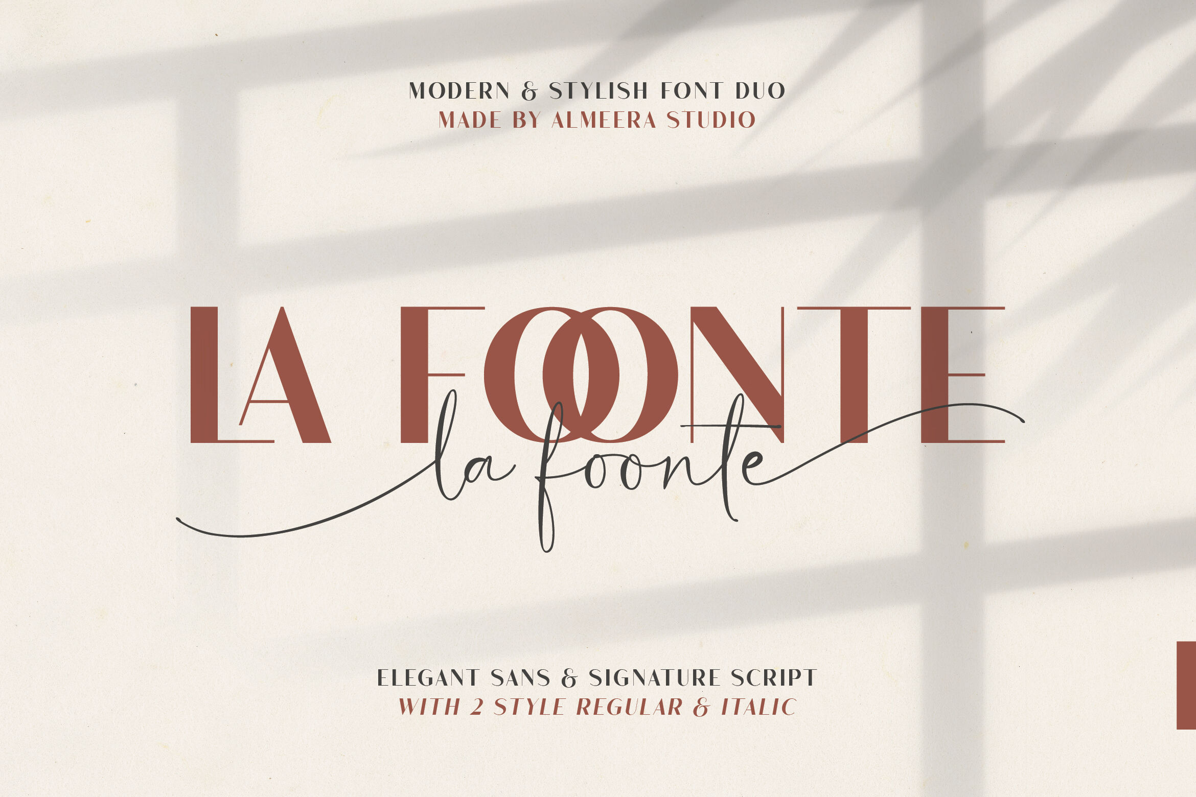 La Foonte Sans Script Font Duo By Almeera Std Thehungryjpeg Com