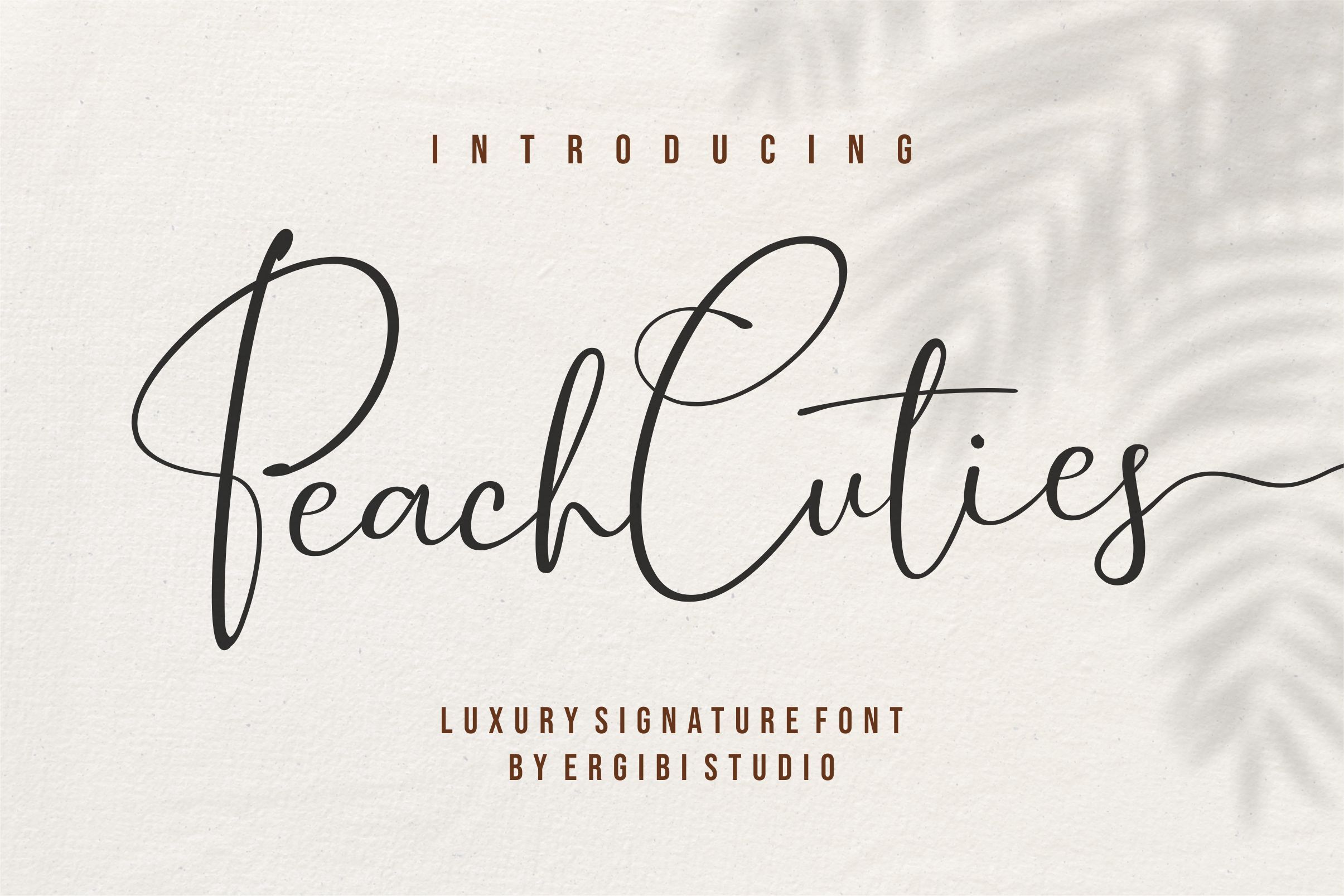 Peach Cuties Luxury Signature Font By Ergibi Studio Thehungryjpeg Com