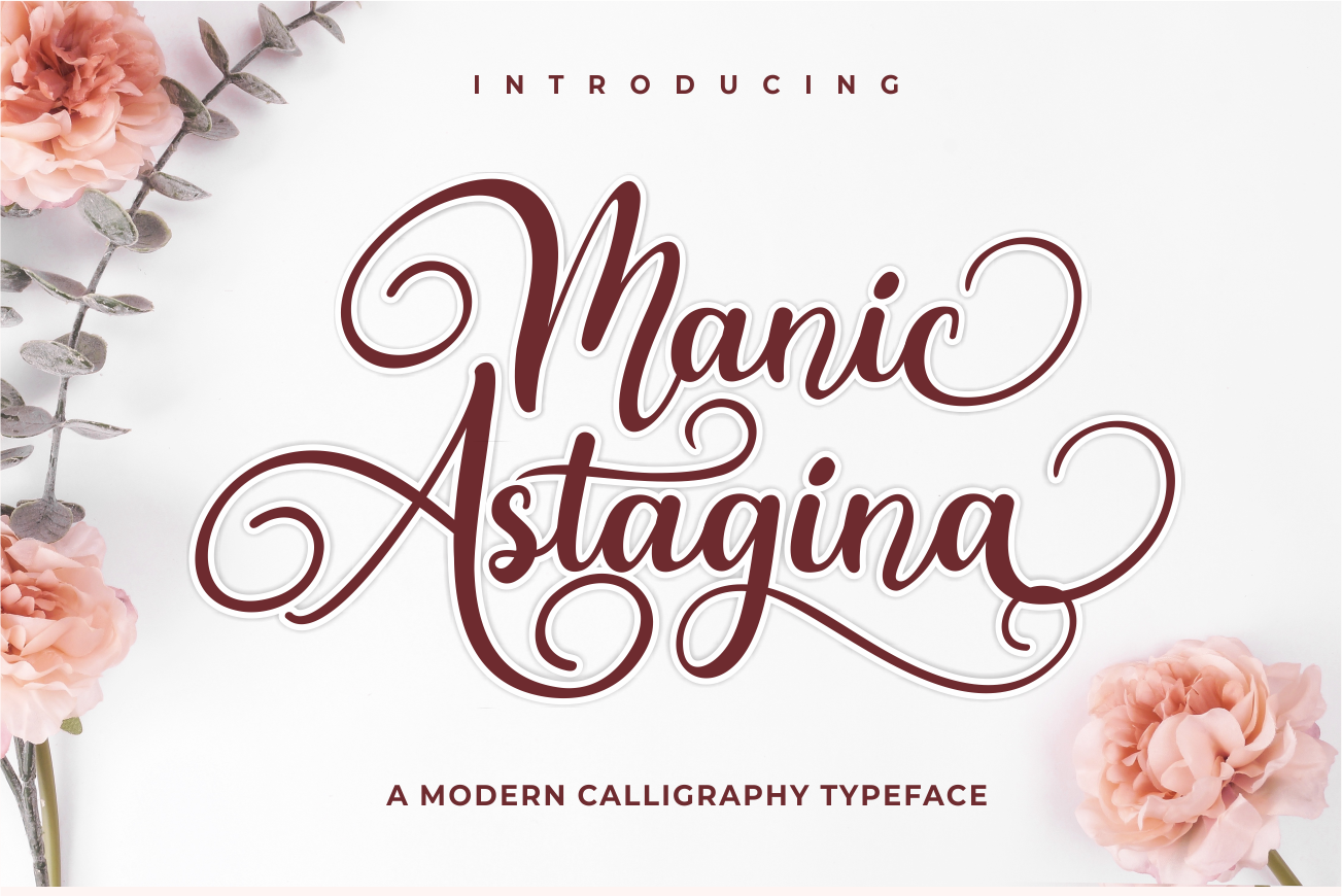 Manic Astagina By Abil Walian Thehungryjpeg Com