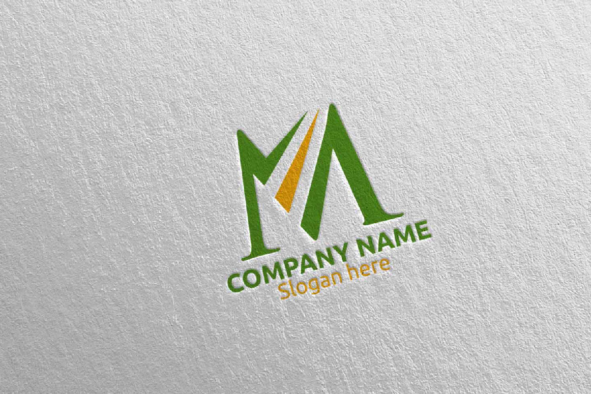 letter m logo samples