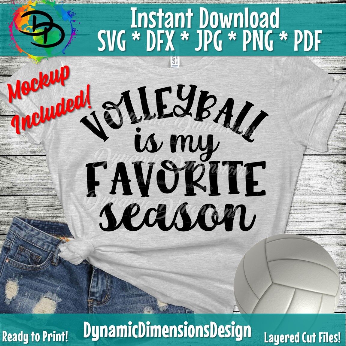 Volleyball is my favorite season svg, distressed volleyball svg, Volle ...