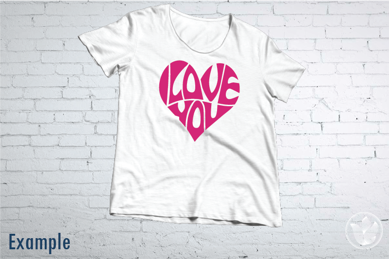 Download I love you heart, Svg Dxf Eps Png Jpg, Cut file By PrettyDD | TheHungryJPEG.com