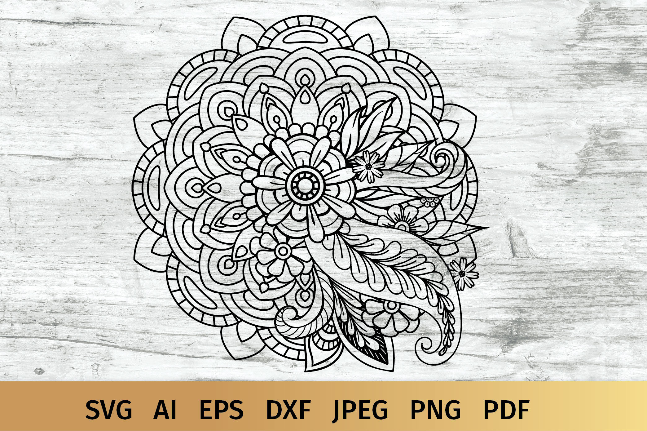 Free Free Flower Mandala Svg Free SVG PNG EPS DXF File