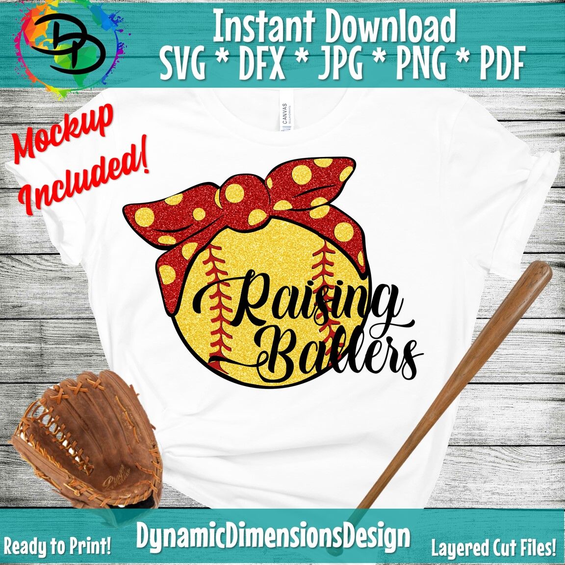 Busy Raising Ballers svg, Softball Mom Shirt svg, Baseball Mom Shirt svg