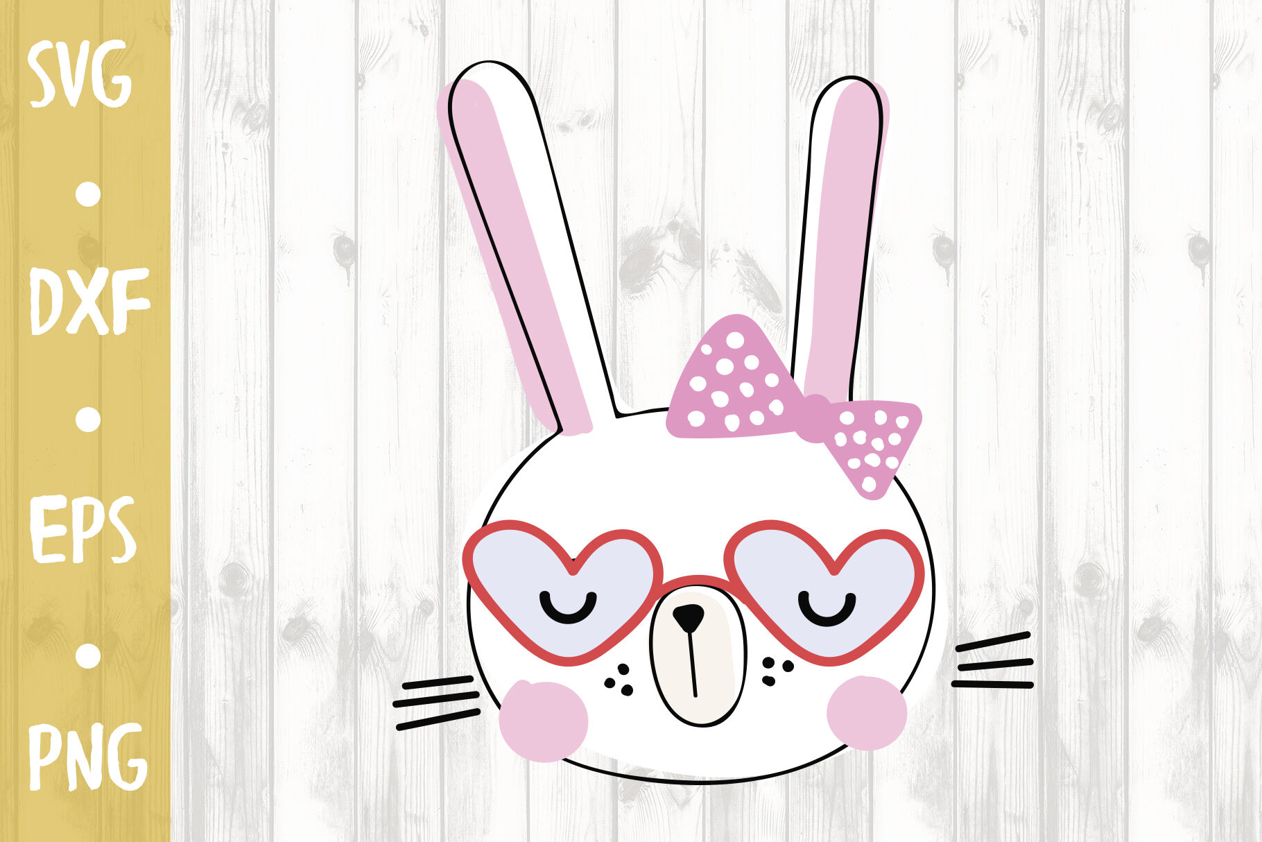 Download Cute Bunny Svg Cut File By Milkimil Thehungryjpeg Com