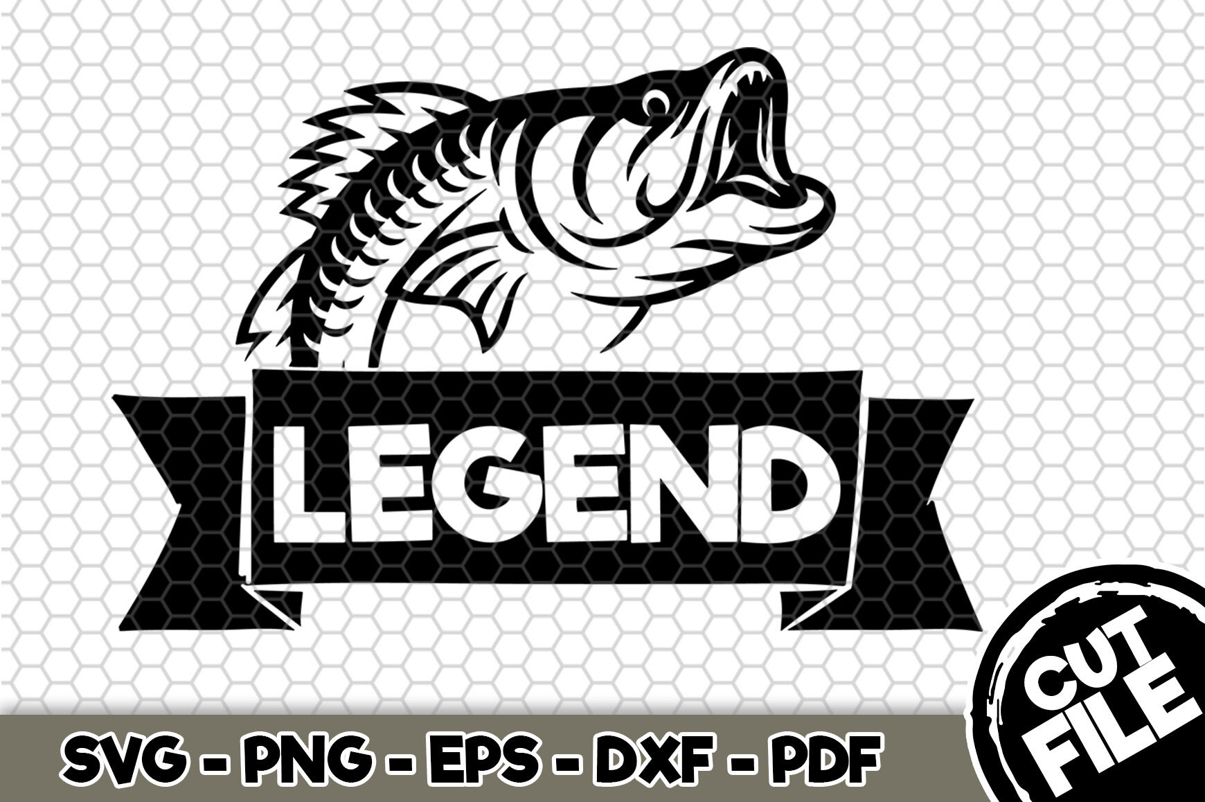 Download Fishing Legend Svg Cut File N231 By Svgartsy Thehungryjpeg Com