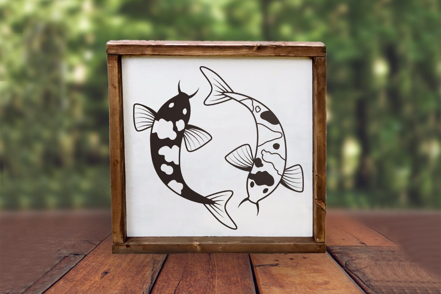 Koi Circle Svg Png Dxf Eps By Designed By Geeks Thehungryjpeg Com