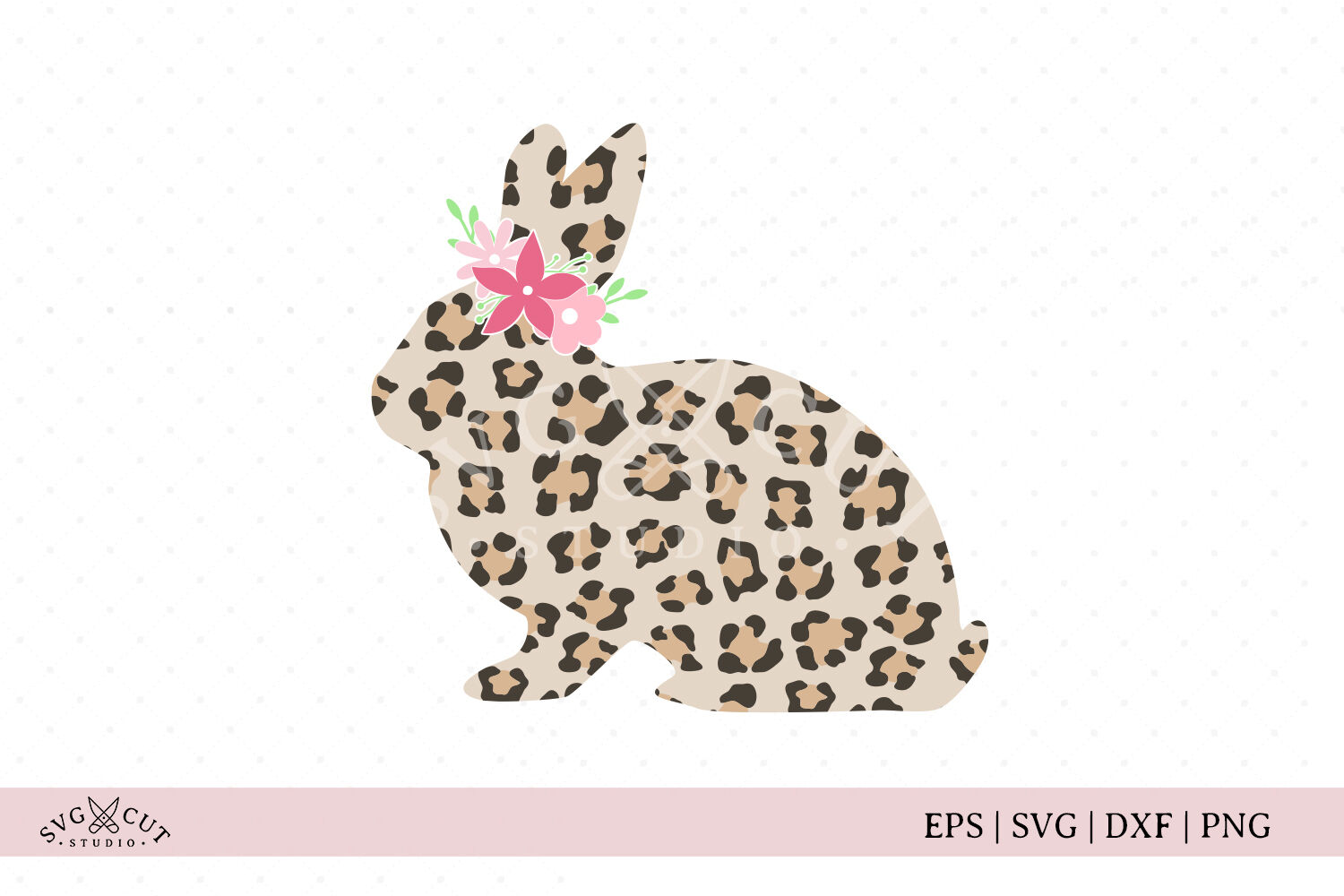 Download Easter Svg Leopard Print Easter Bunny Svg By Svg Cut Studio Thehungryjpeg Com