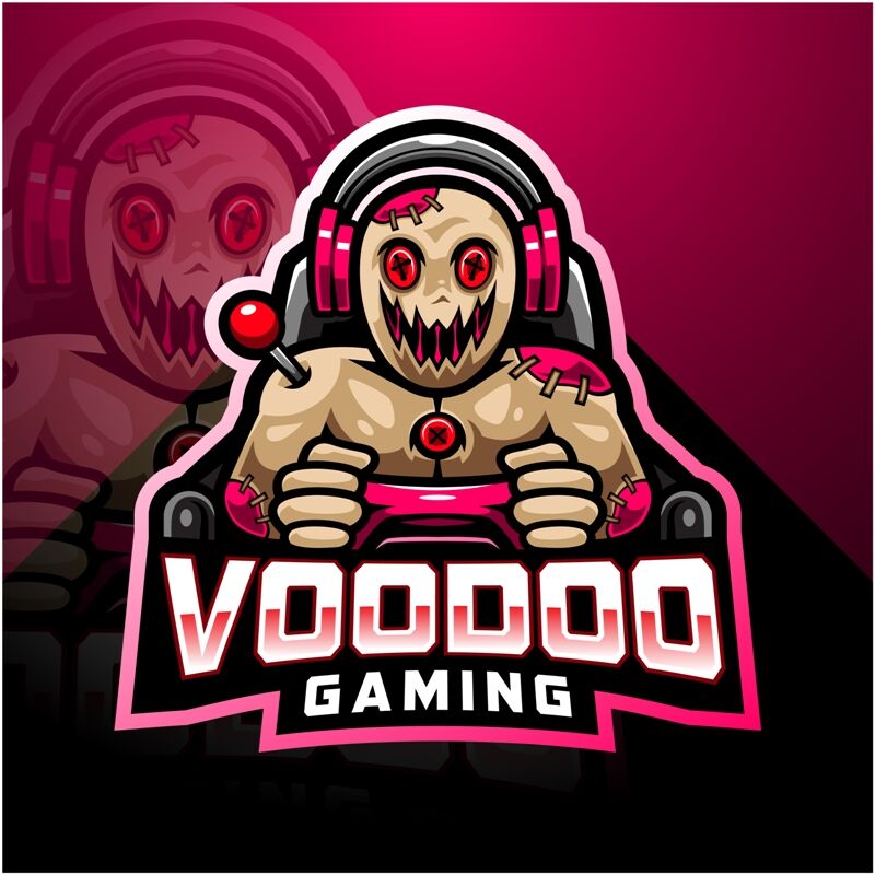 Voodoo Gaming Esport Mascot Logo By Visink Thehungryjpeg Com