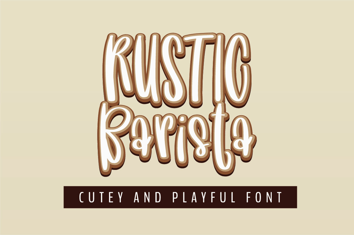 Rustic Barista By Rungnoistudio Thehungryjpeg Com