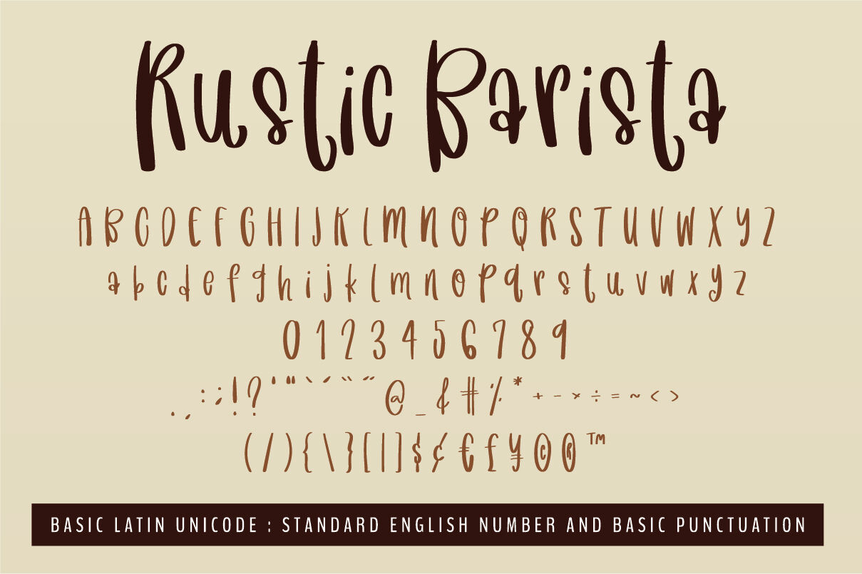 Rustic Barista By Rungnoistudio Thehungryjpeg Com