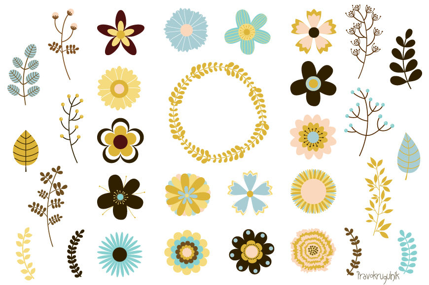 one flower clipart