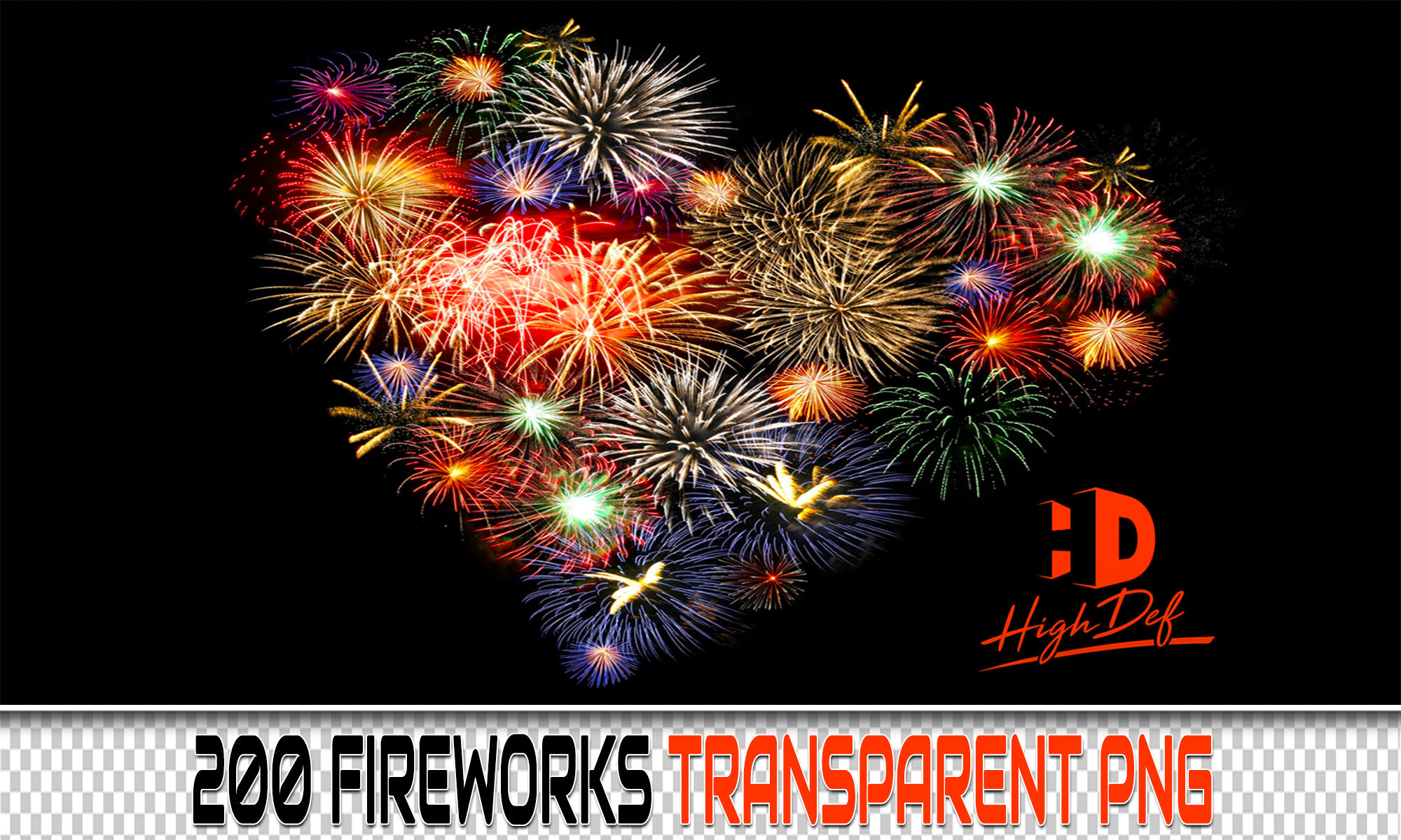 fireworks png transparency