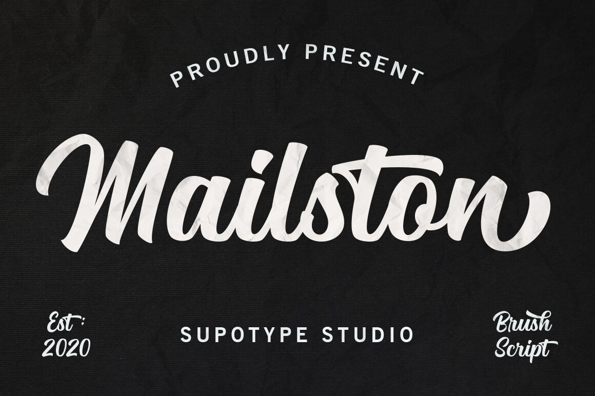 Mailston Script By Supotype Thehungryjpeg Com