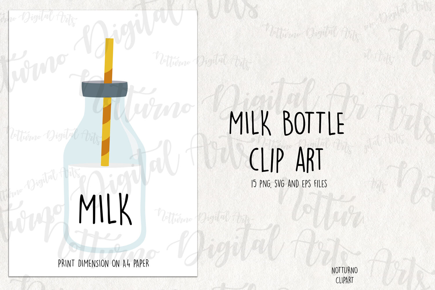 Download Clear Glass Milk Bottle Mockup Free Mockups Psd Template Design Assets PSD Mockup Templates