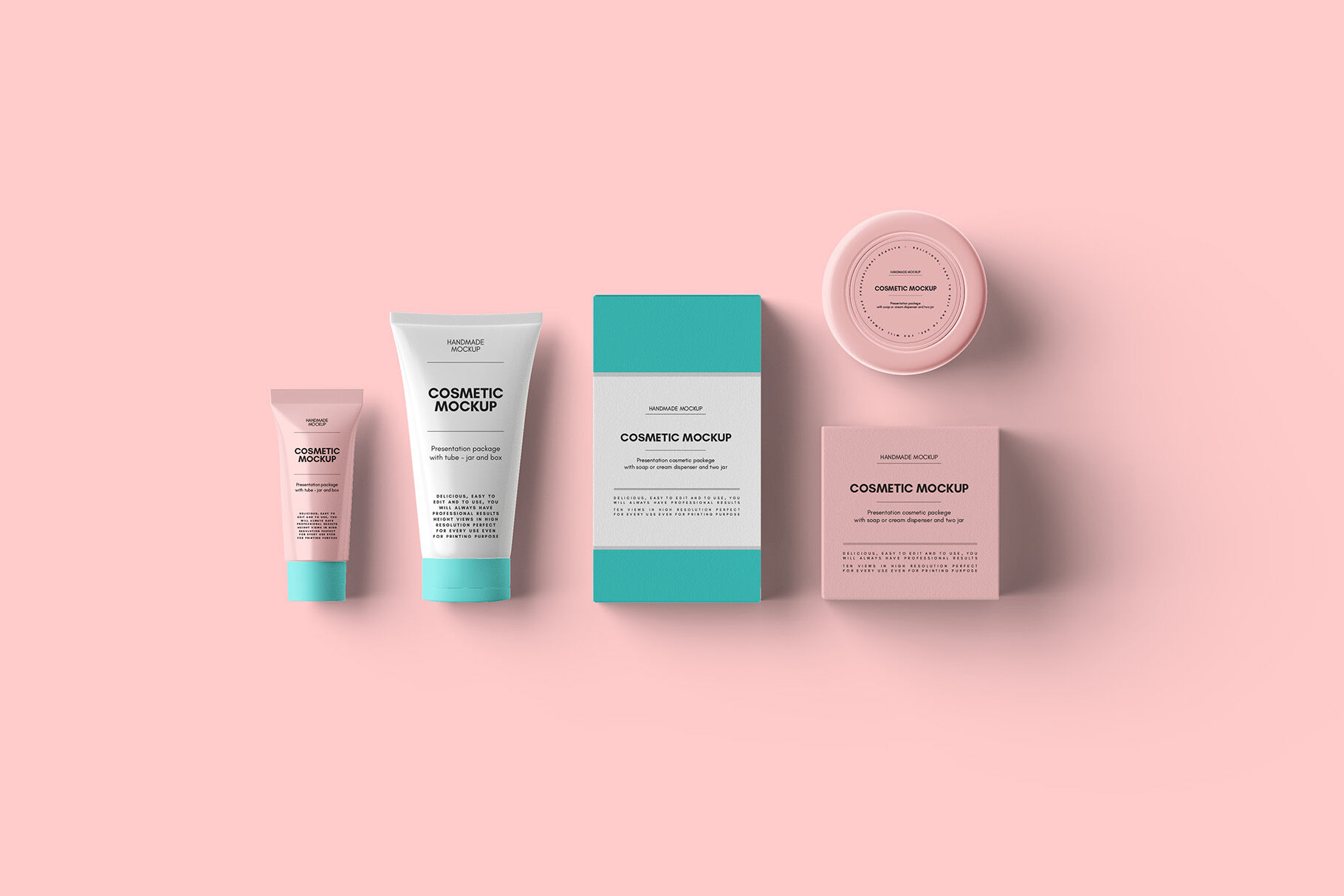 Download Cosmetic Set Mockups v2 - 8 views By Illusiongraphic ...