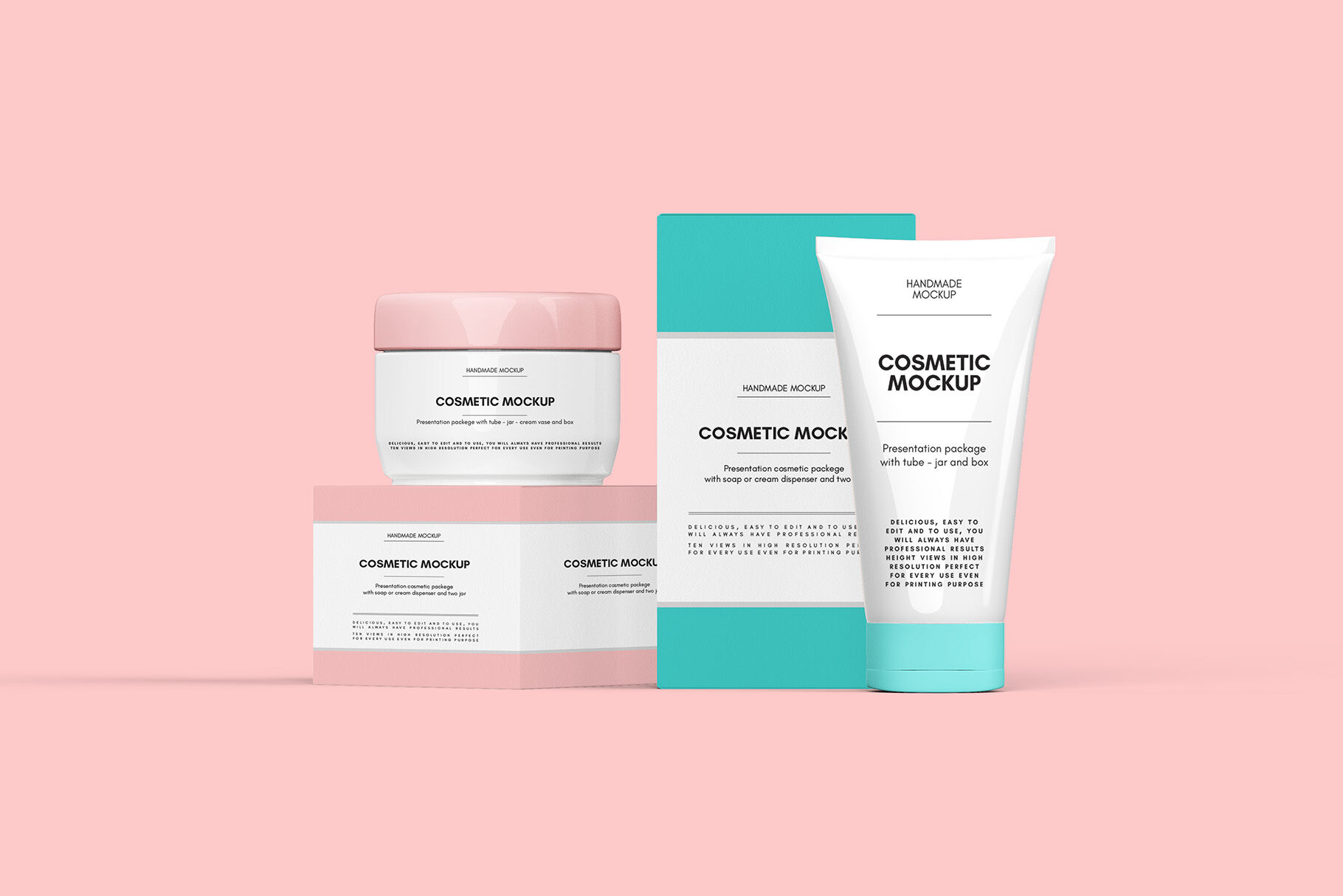 Cosmetic Mockup Free Psd