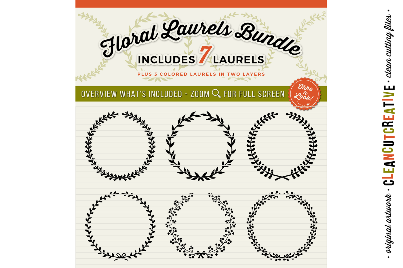Wreath Frame Svg Bundle,Garland svg,Hand Drawn Wreath Garland svg clipart vector png dxf stencil cut file for Cameo silhouette cricut vinyl
