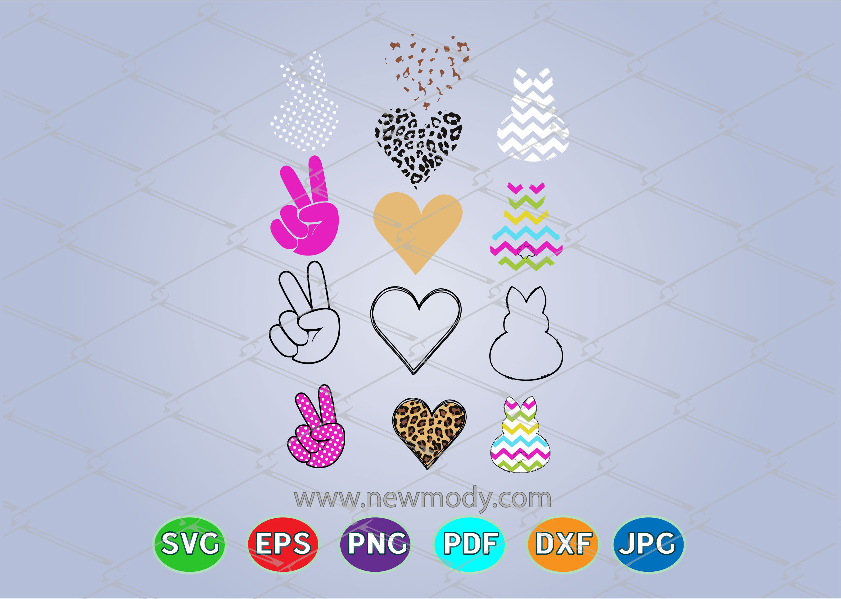Peace Love Easter Svg Cut Files Peace Love Svg By Amittaart Thehungryjpeg Com